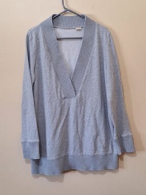 Michael Kors Gray V Neck Sweatshirt